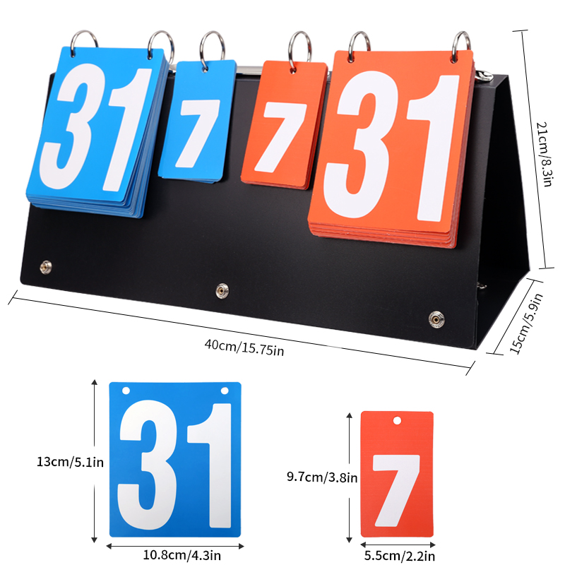1-piece four-digit flip score  - Badminton Score Counter 评论和价格