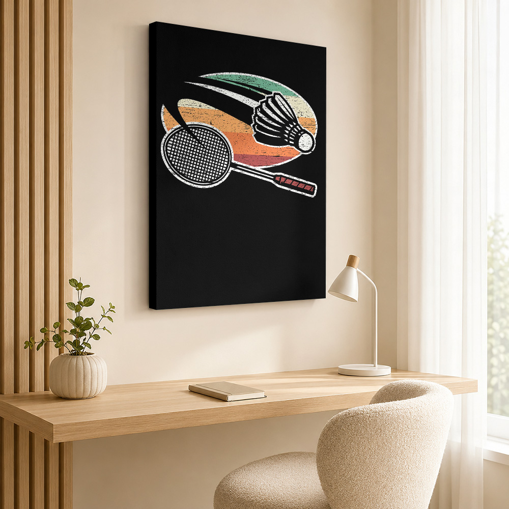 Badminton Canvas Painting Post - Badminton Poster 评论和价格