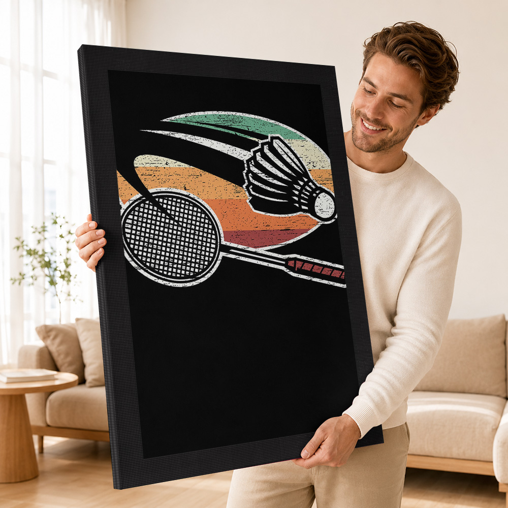 Badminton Canvas Painting Post - Badminton Poster 评论和价格
