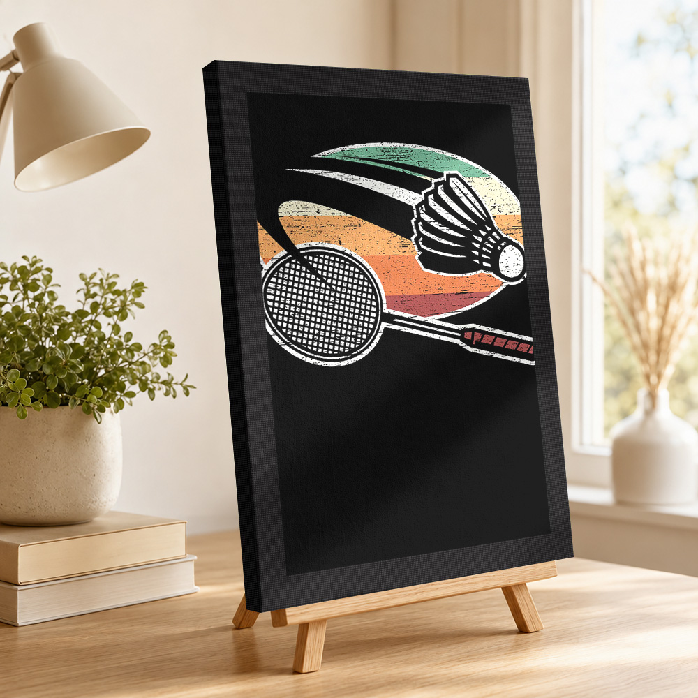 Badminton Canvas Painting Post - Badminton Poster 评论和价格