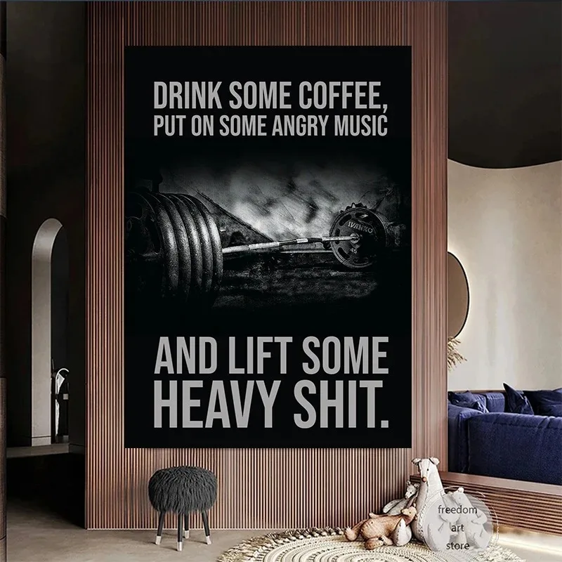 Gym Motivation Muscle Man Body - Badminton Poster 评论和价格