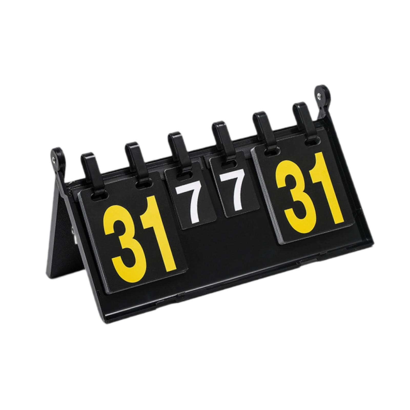 Flip Scoreboard 4 Digit Score  - Badminton Score Counter 评论和价格