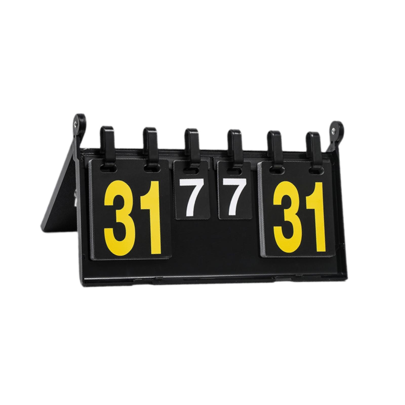 Flip Scoreboard 4 Digit Score  - Badminton Score Counter 评论和价格