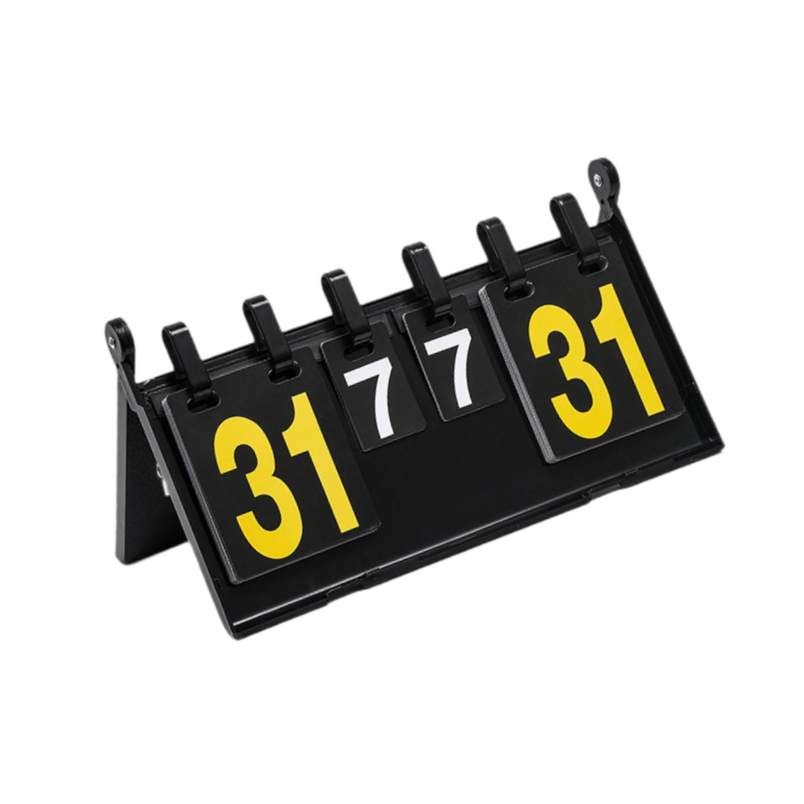 Flip Scoreboard 4 Digit Score  - Badminton Score Counter 评论和价格